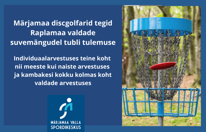 Märjamaa discgolf Raplamaa valdade suvemängud kettagolf