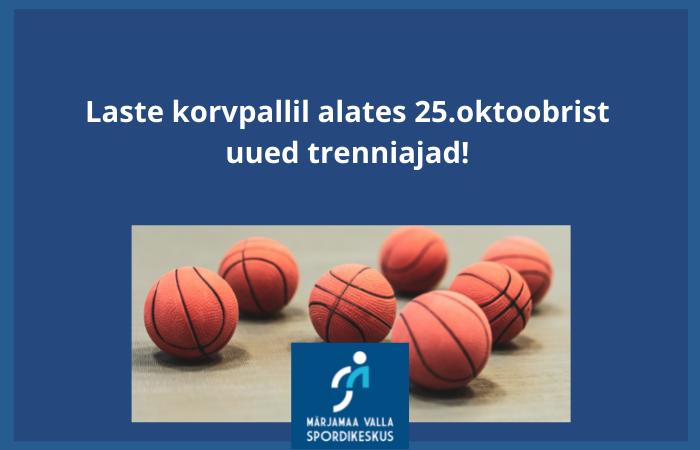 Laste korvpallitrennid Märjamaa spordihoone