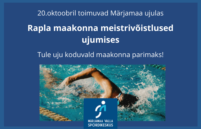 Ujumine Märjamaa ujula Rapla maakonna meistrivõistlused ujumises
