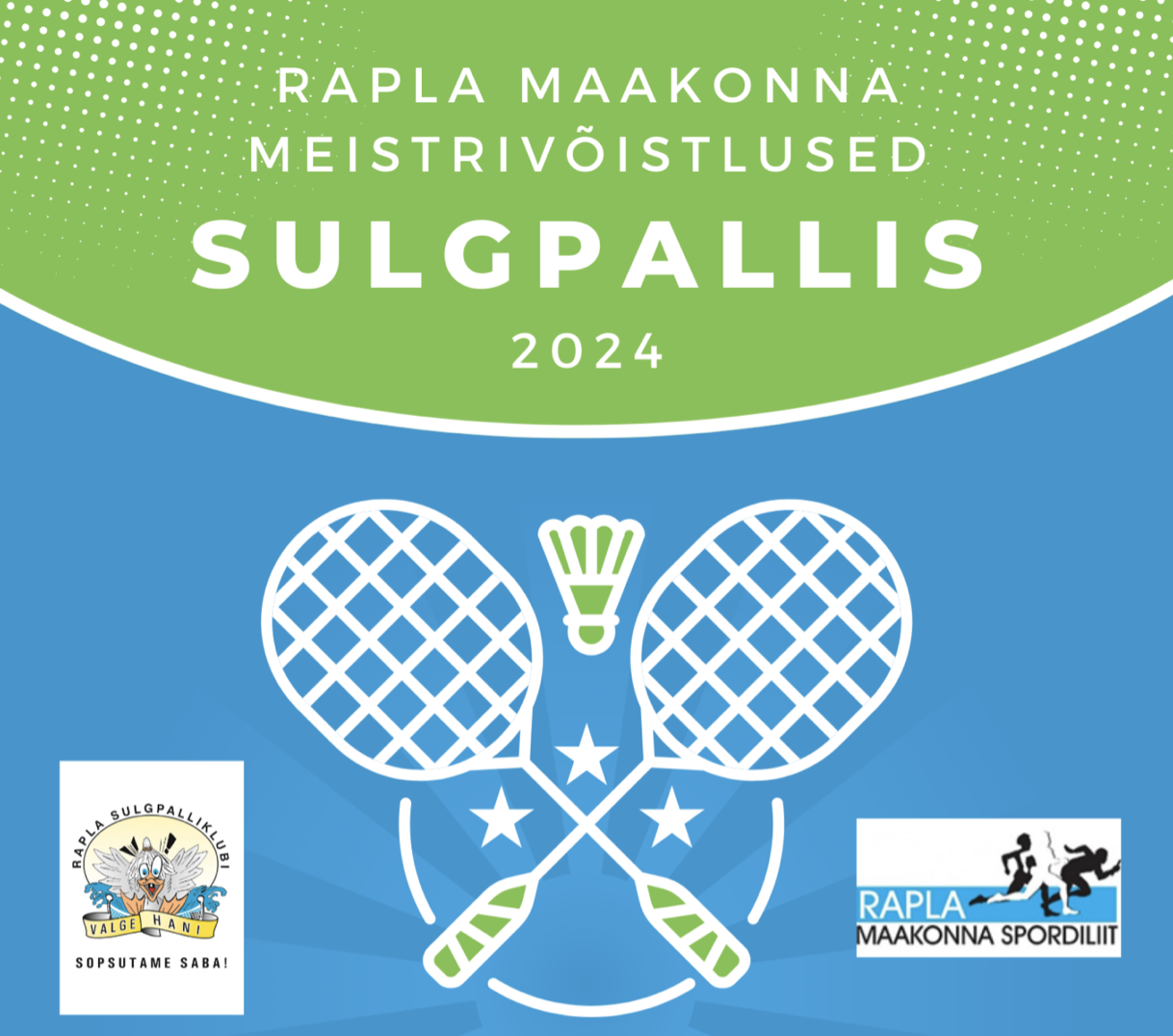 sulgpalli MV rapla maakonna meistrivõistlused 2024 Märjamaa Valla Spordikeskuses