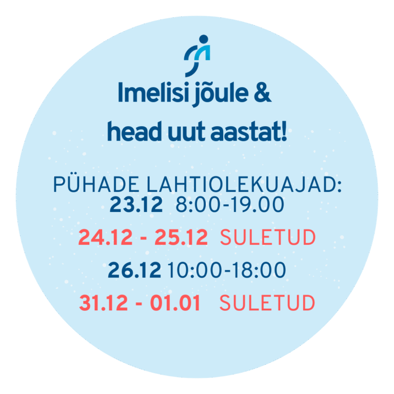 Pühade lahtioleku ajad